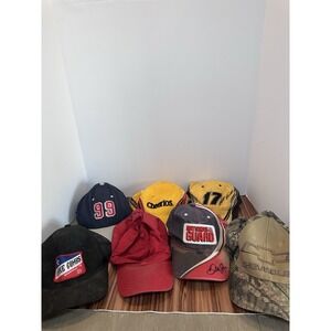 Lot Of Men's Hats Some Vintage NASCAR Chevy